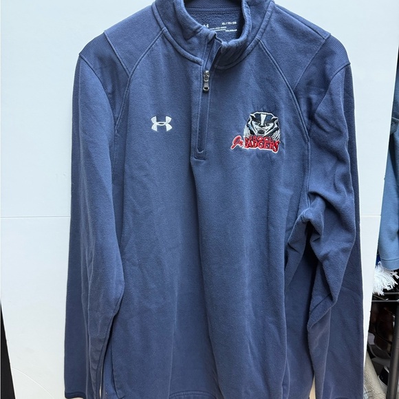 Under Armour Other - Under Armour Blue Zip Up Sweater